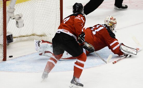 Ice Hockey World Junior Championships. Canada vs. Russia