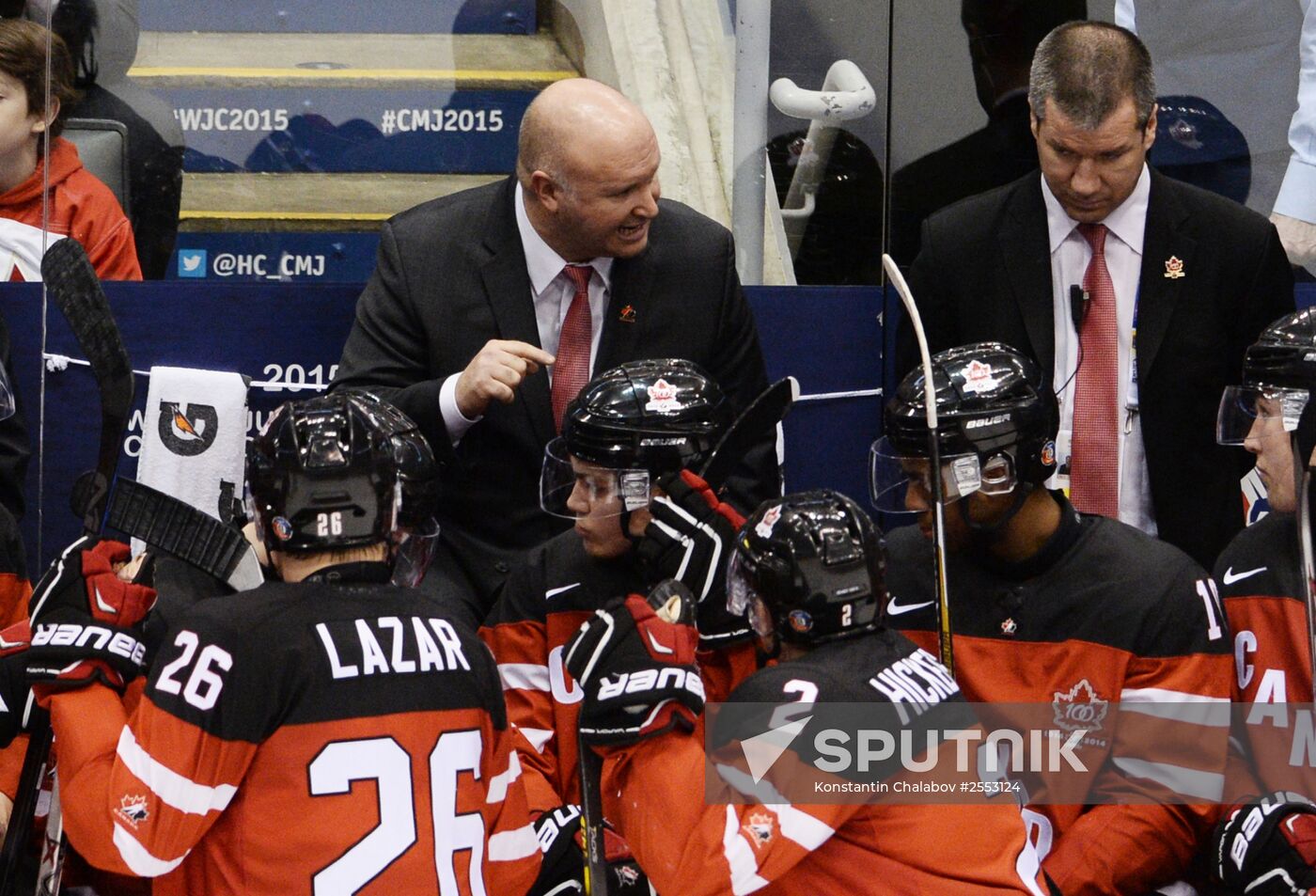 Ice Hockey World Junior Championships. Canada vs. Russia