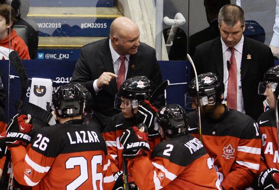 Ice Hockey World Junior Championships. Canada vs. Russia