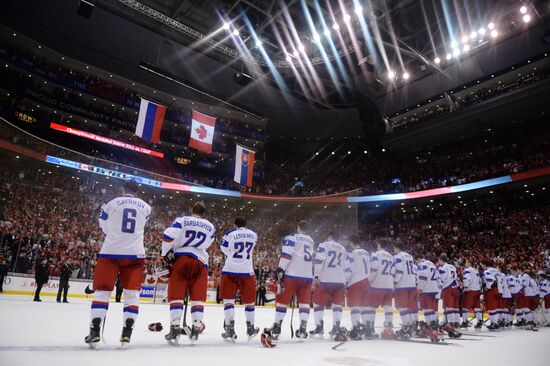 Ice Hockey World Junior Championships. Canada vs. Russia