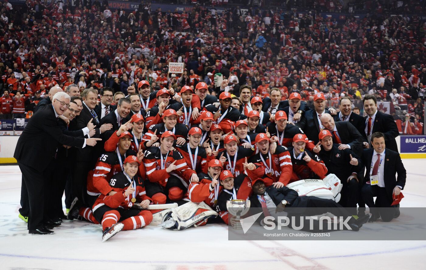 Ice Hockey World Junior Championships. Canada vs. Russia