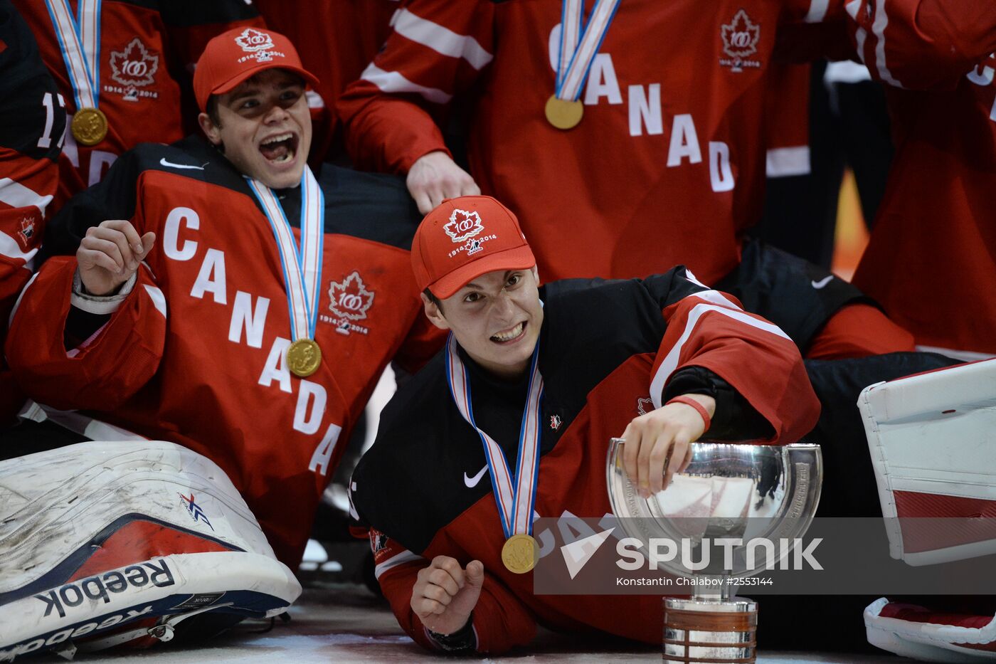 Ice Hockey World Junior Championships. Canada vs. Russia