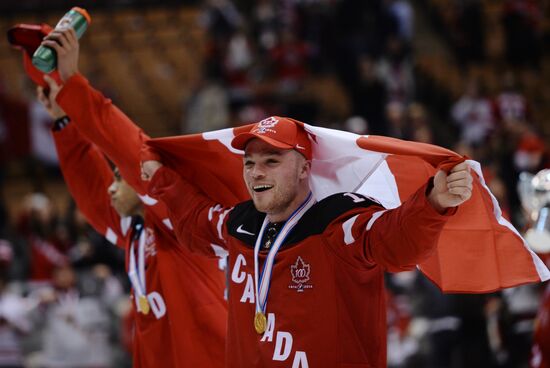 Ice Hockey World Junior Championships. Canada vs. Russia