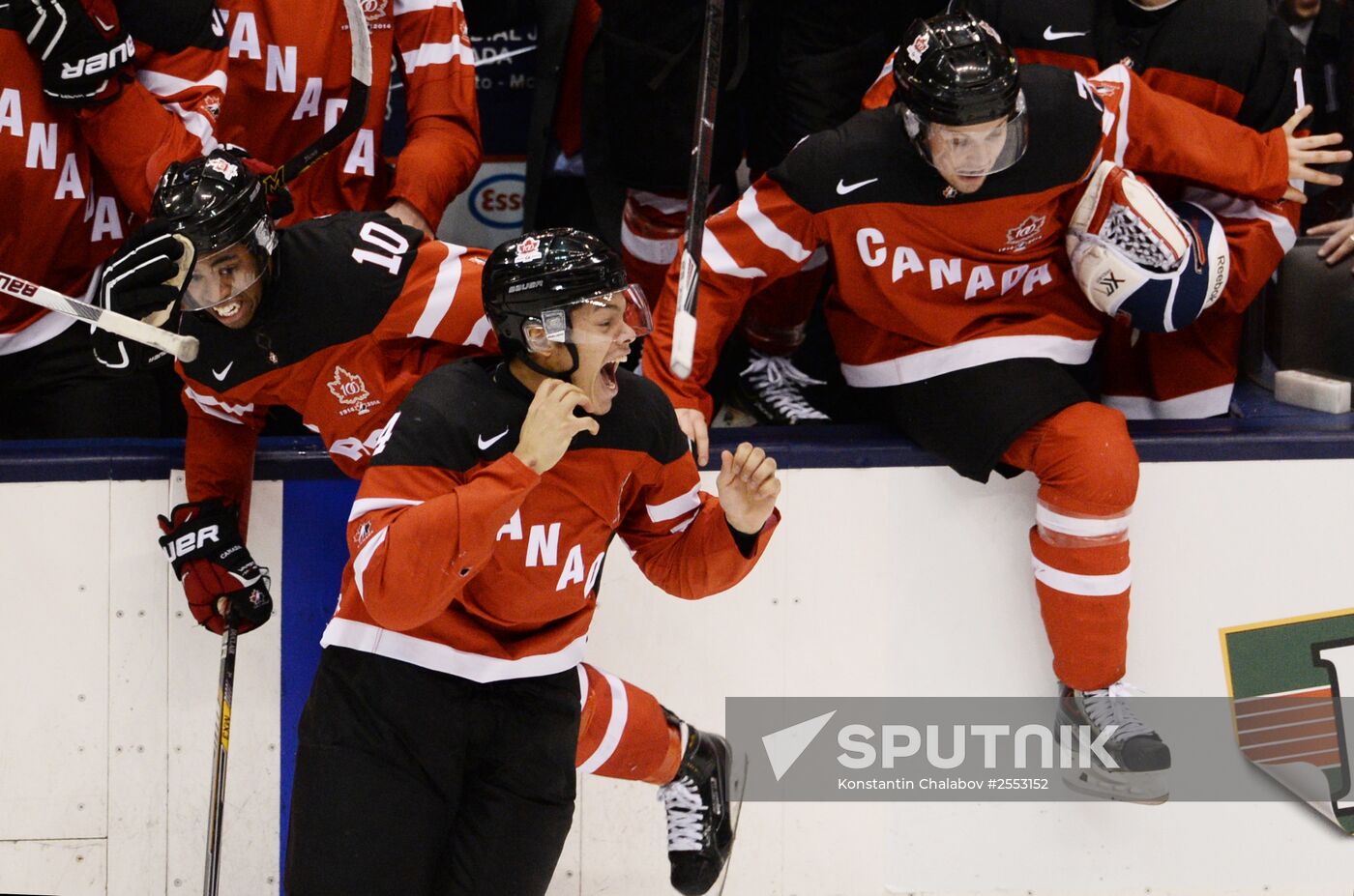 Ice Hockey World Junior Championships. Canada vs. Russia