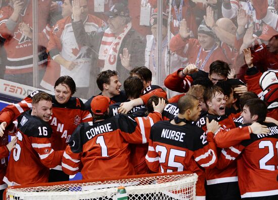 Ice Hockey World Junior Championships. Canada vs. Russia