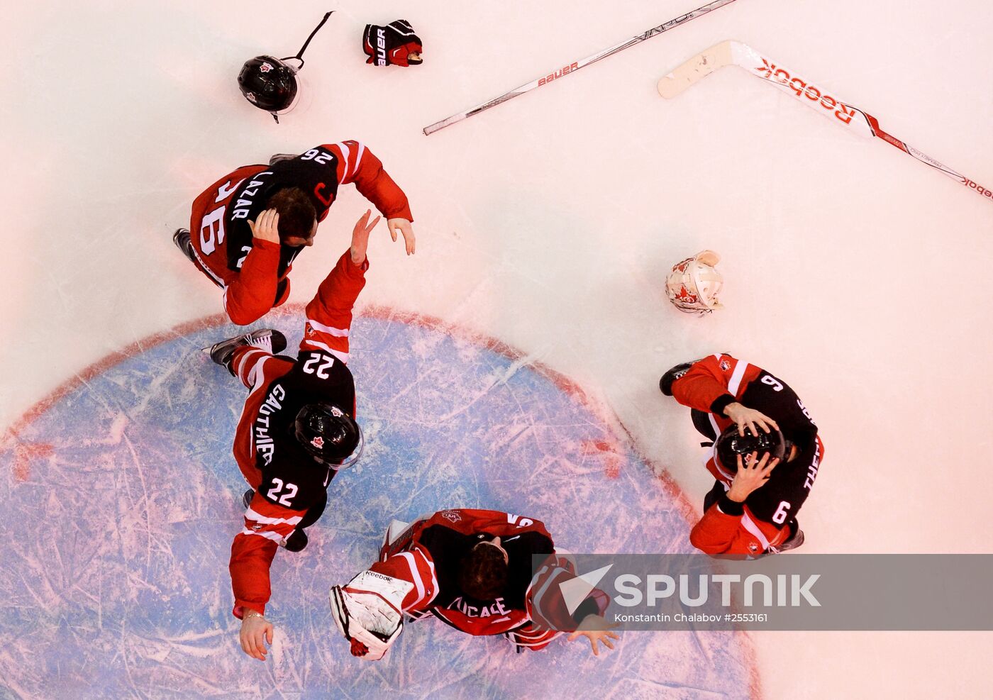 Ice Hockey World Junior Championships. Canada vs. Russia