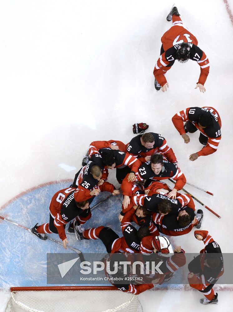 Ice Hockey World Junior Championships. Canada vs. Russia