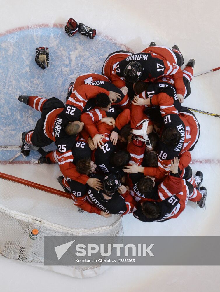 Ice Hockey World Junior Championships. Canada vs. Russia