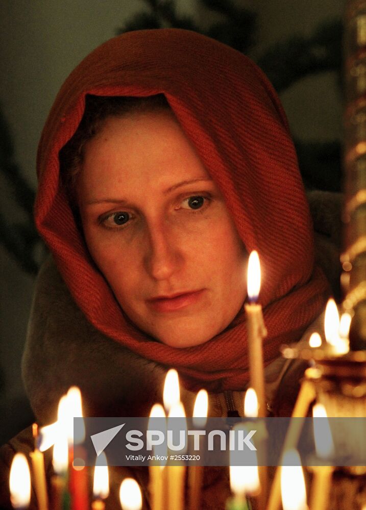 Christmas celebrations across Russia