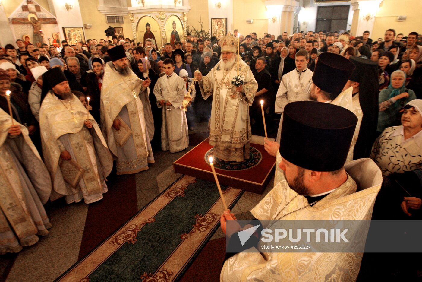 Christmas celebrations across Russia