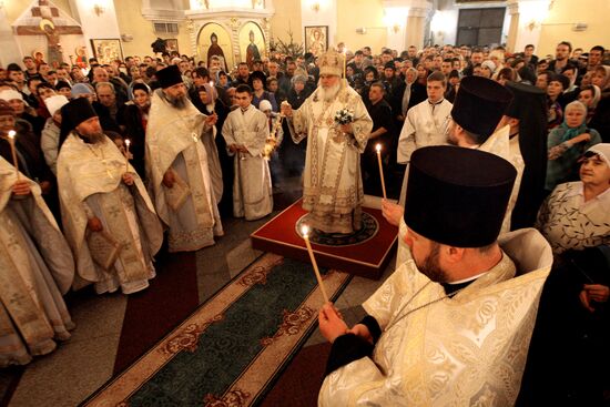 Christmas celebrations across Russia