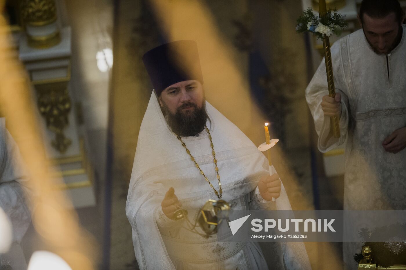 Christmas celebrations in Omsk