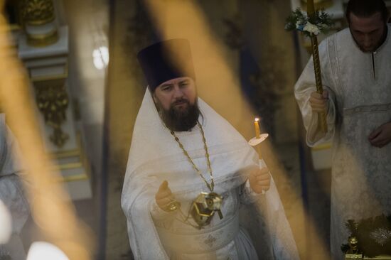 Christmas celebrations in Omsk