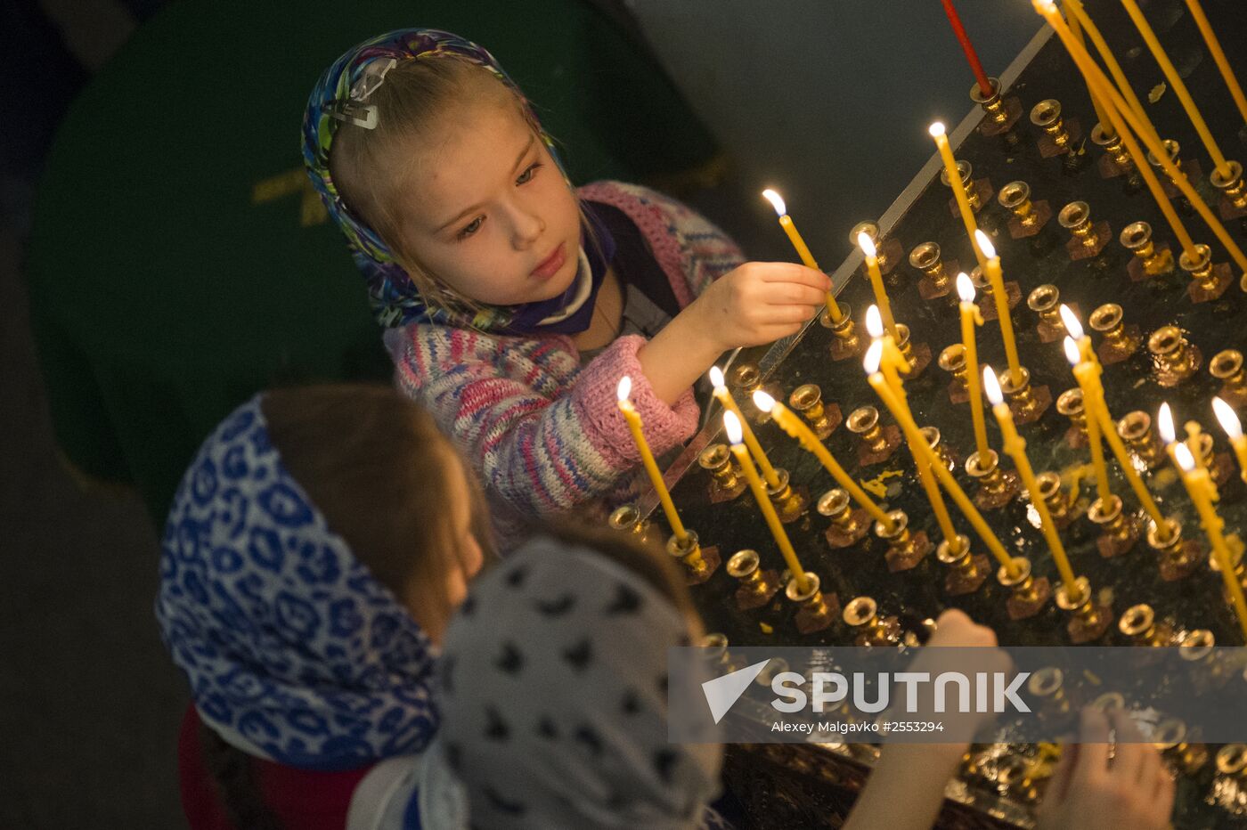 Christmas celebrations in Omsk