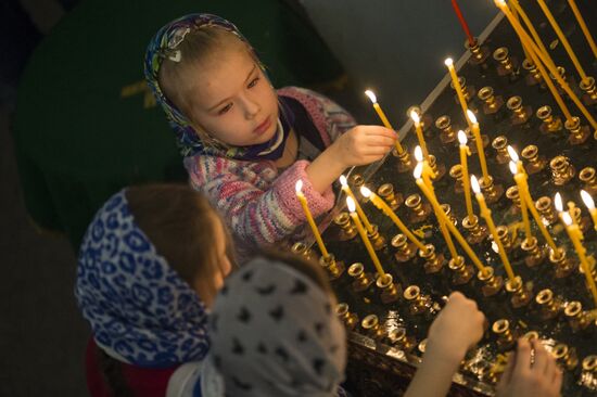Christmas celebrations in Omsk