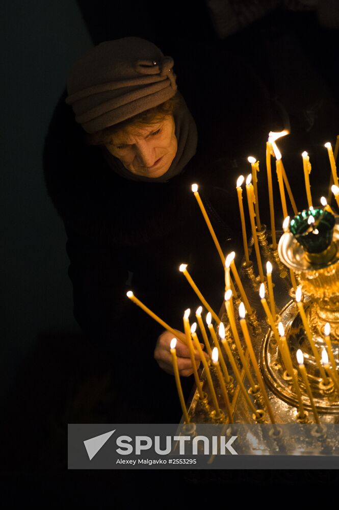 Christmas celebrations in Omsk