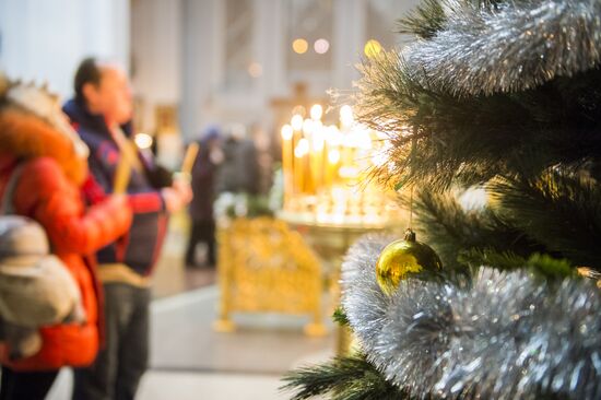 Christmas celebrations in Omsk