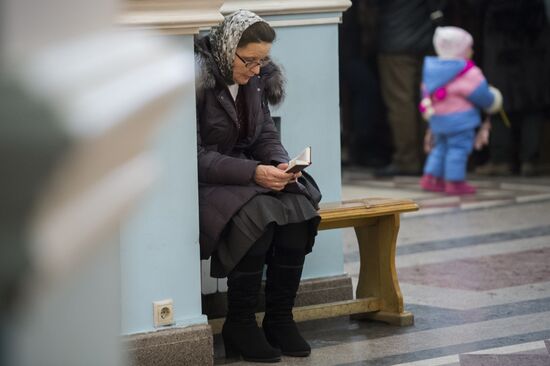 Christmas celebrations in Omsk