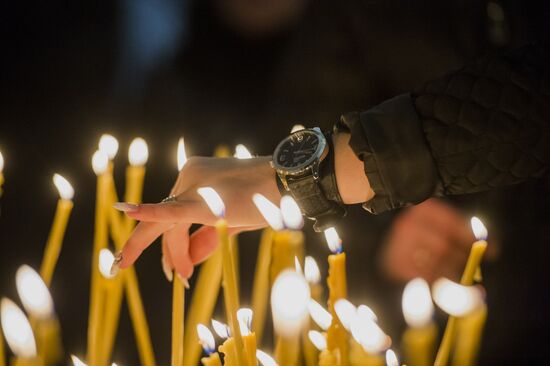Christmas celebrations in Omsk