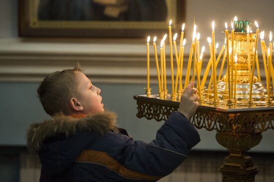 Christmas celebrations in Omsk