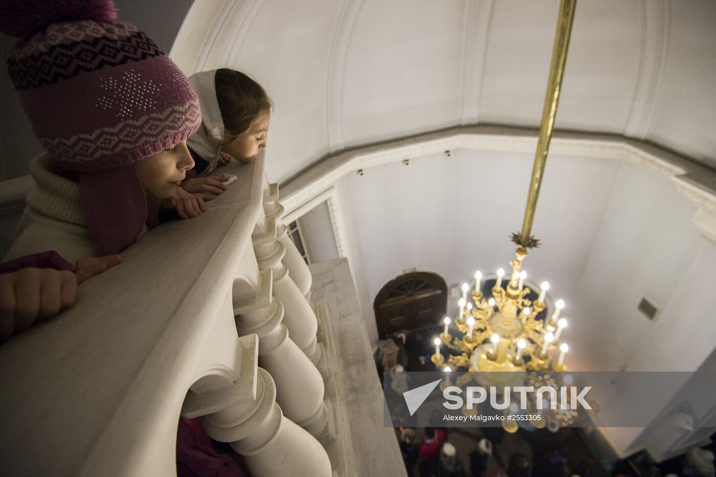 Christmas celebrations in Omsk