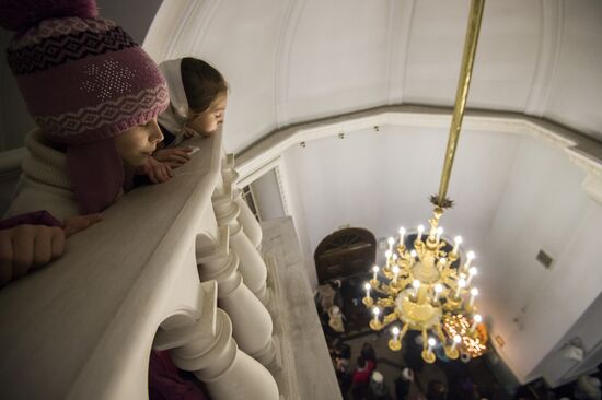 Christmas celebrations in Omsk