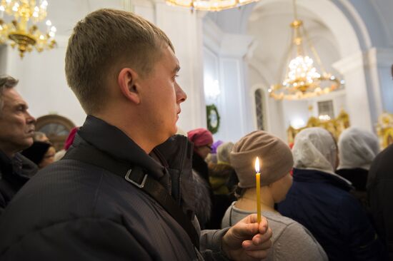 Christmas celebrations in Omsk