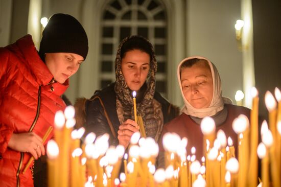 Christmas celebrations across Russia