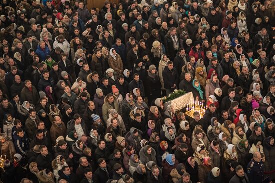 Christmas celebrations across Russia