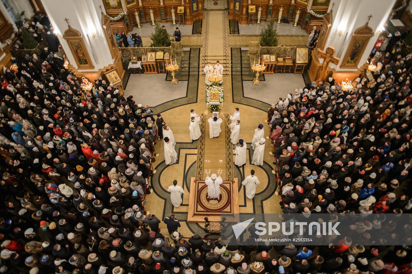 Christmas celebrations across Russia