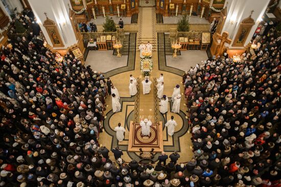 Christmas celebrations across Russia