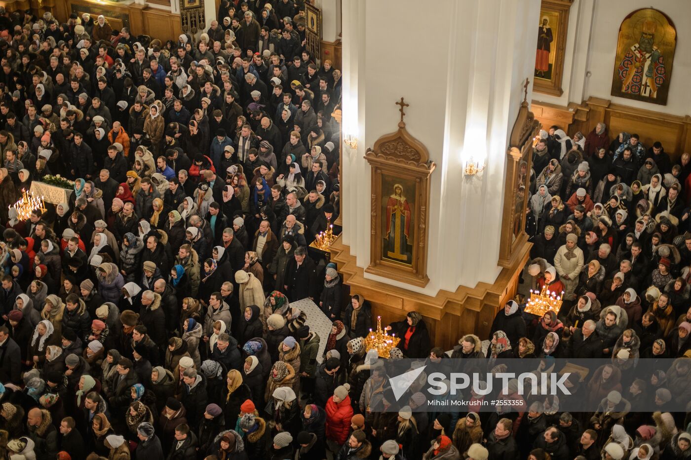 Christmas celebrations across Russia