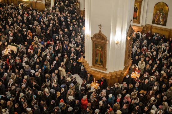 Christmas celebrations across Russia