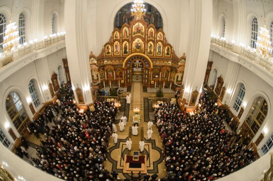 Christmas celebrations across Russia