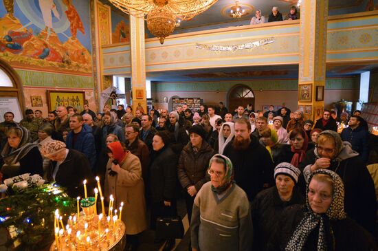 Christmas celebrations across Russia