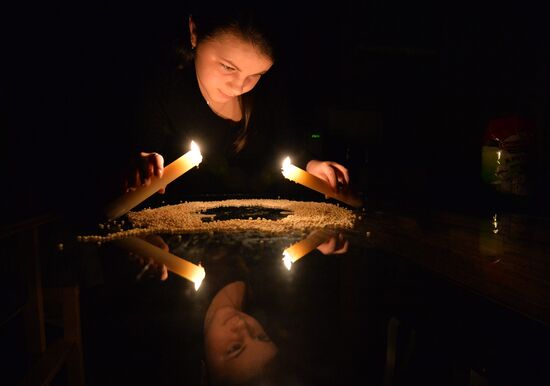 Celebrating Christmas in Belarusian village od Pogost