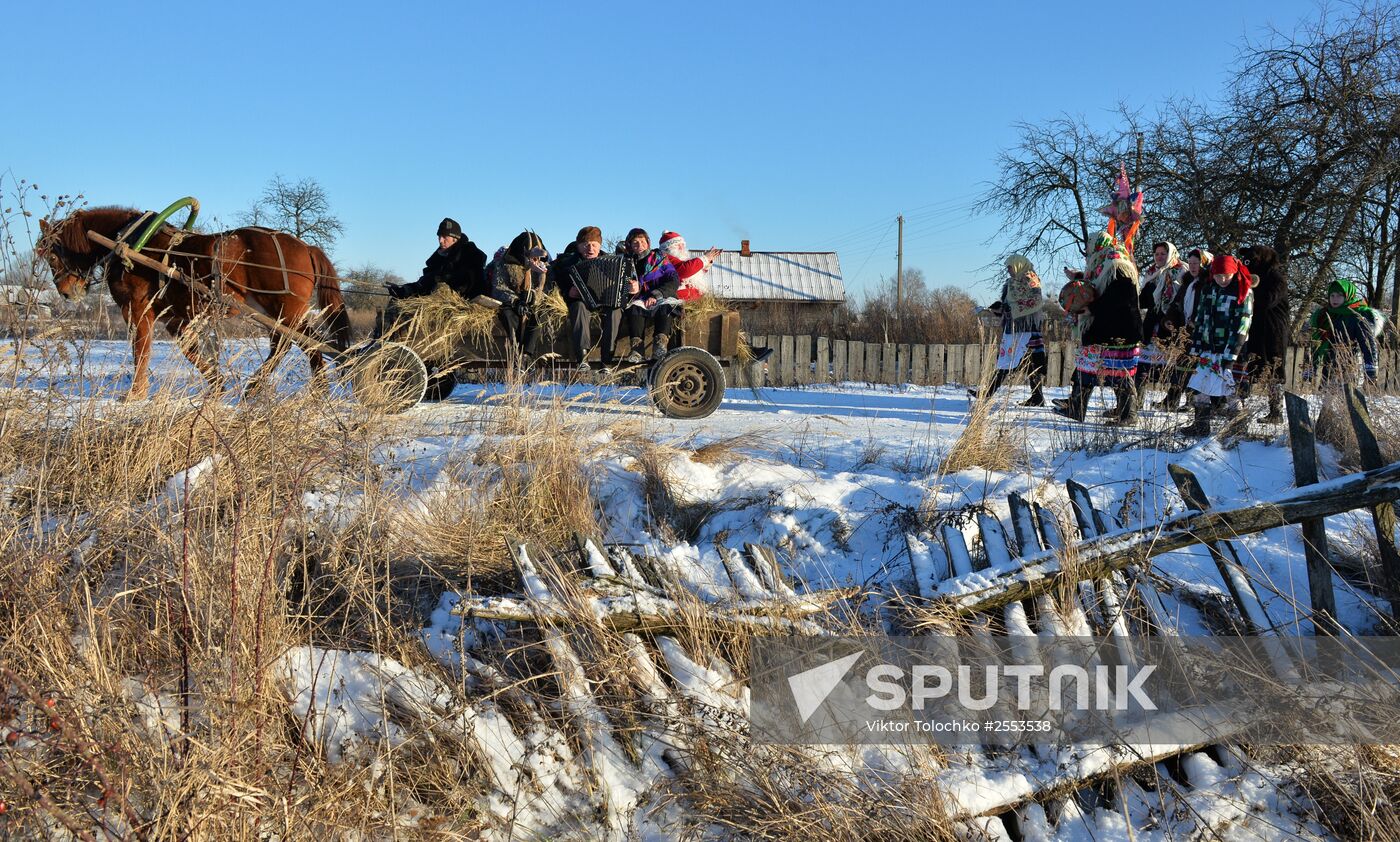 Celebrating Christmas in Belarusian villages