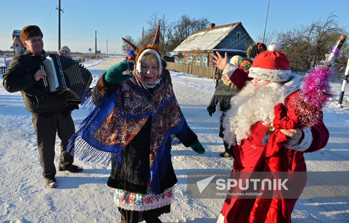 Celebrating Christmas in Belarusian villages