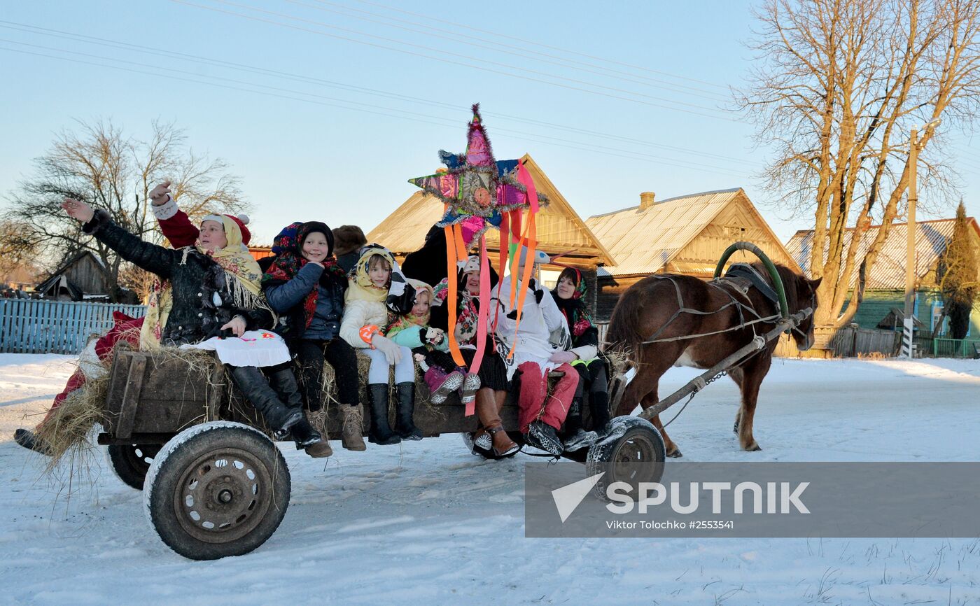 Celebrating Christmas in Belarusian villages