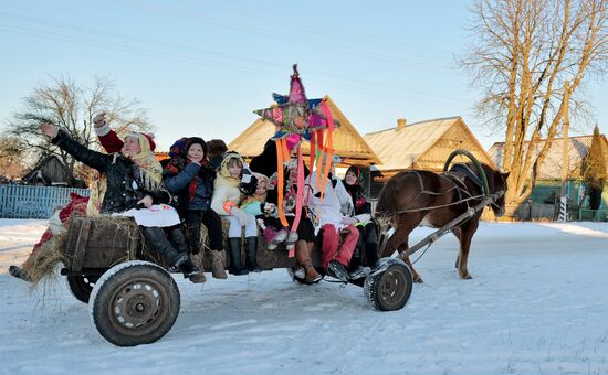Celebrating Christmas in Belarusian villages