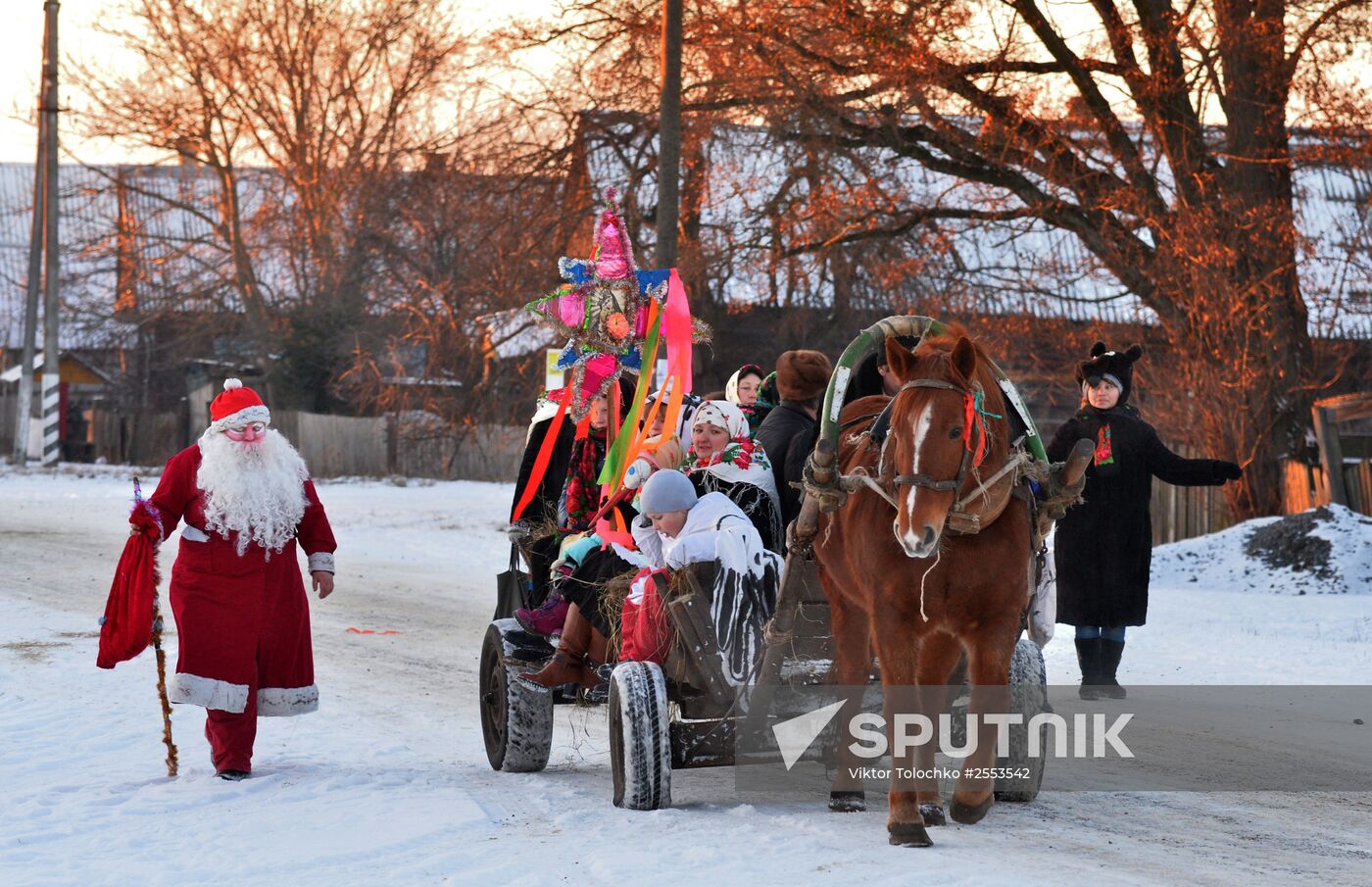 Celebrating Christmas in Belarusian villages