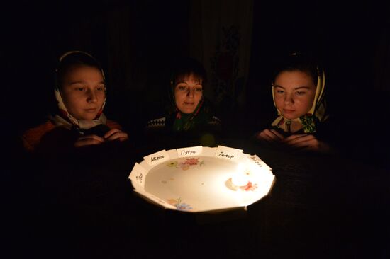 Celebrating Christmas in Belarusian village od Pogost