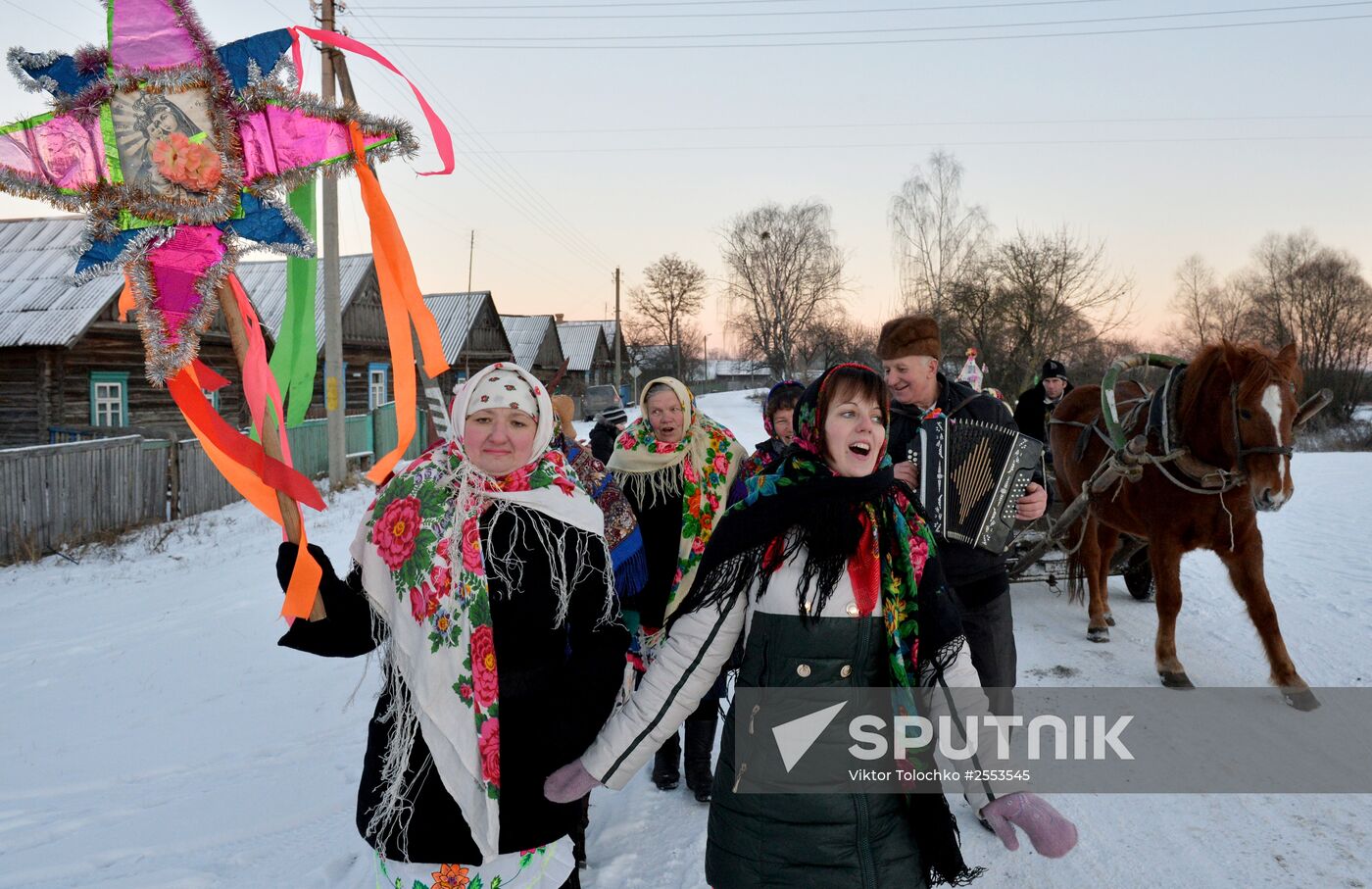 Celebrating Christmas in Belarusian villages