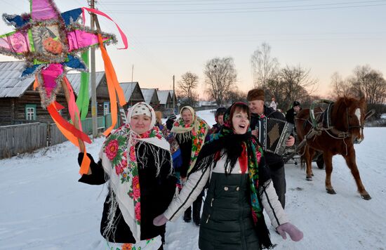 Celebrating Christmas in Belarusian villages