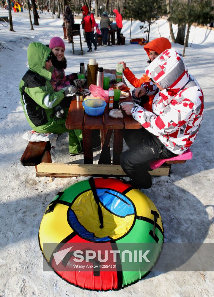 Kometa ski resort in Primorye