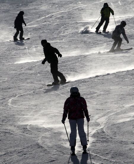 Kometa ski resort in Primorye