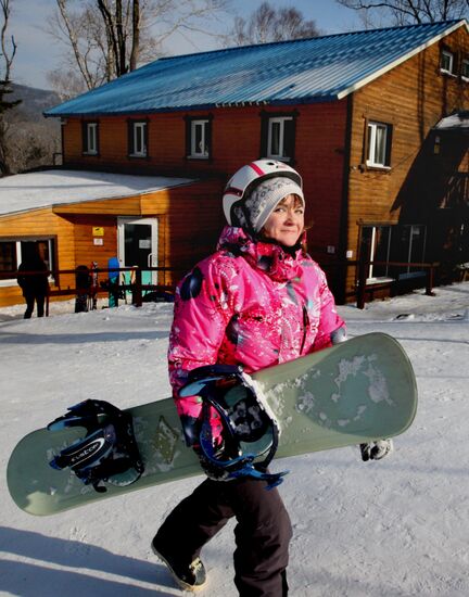 Kometa ski resort in Primorye