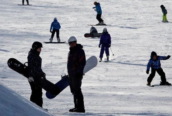 Kometa ski resort in Primorye