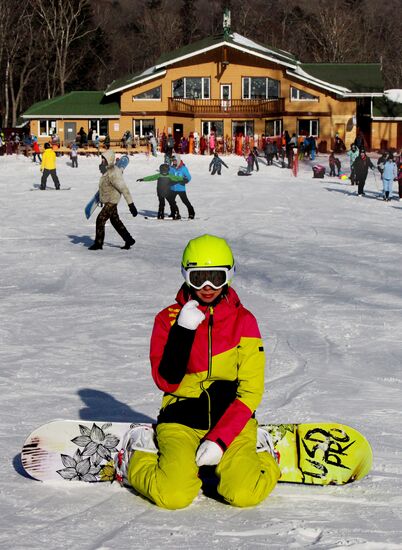 Kometa ski resort in Primorye