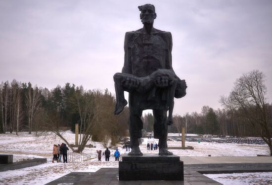 Khatyn memorial complex in Belarus